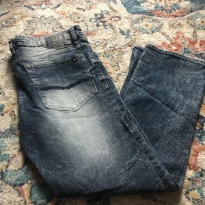 Buffalo Jeans NWOT 34/30 faded and ripped on purpose